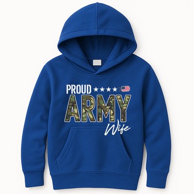 Ocp Proud Army Wife Gift Kids Hoodie