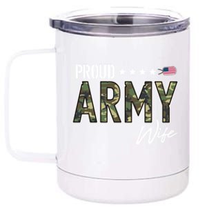 Ocp Proud Army Wife Gift 12 oz Stainless Steel Tumbler Cup