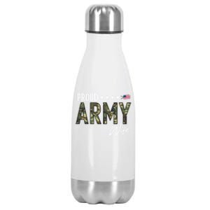 Ocp Proud Army Wife Gift Stainless Steel Insulated Water Bottle