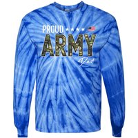 Ocp Proud Army Dad Great Gift Tie-Dye Long Sleeve Shirt