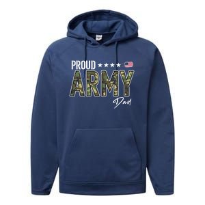 Ocp Proud Army Dad Great Gift Performance Fleece Hoodie