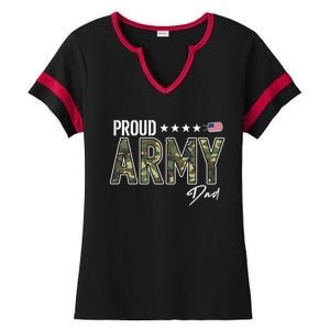 Ocp Proud Army Dad Gift Ladies Halftime Notch Neck Tee