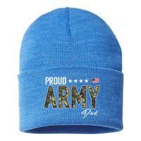 Ocp Proud Army Dad Gift Sustainable Knit Beanie