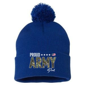 Ocp Proud Army Dad Gift Pom Pom 12in Knit Beanie