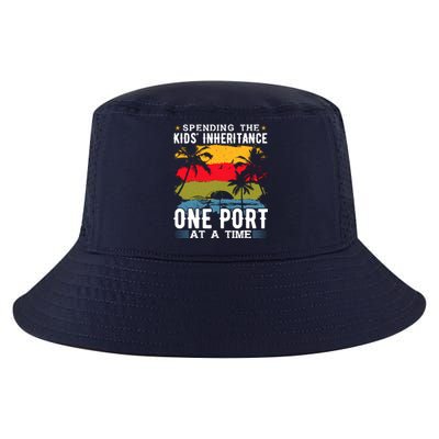 One Port At A Time Cruise Ship Cruise Cruise Cool Comfort Performance Bucket Hat