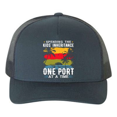 One Port At A Time Cruise Ship Cruise Cruise Yupoong Adult 5-Panel Trucker Hat