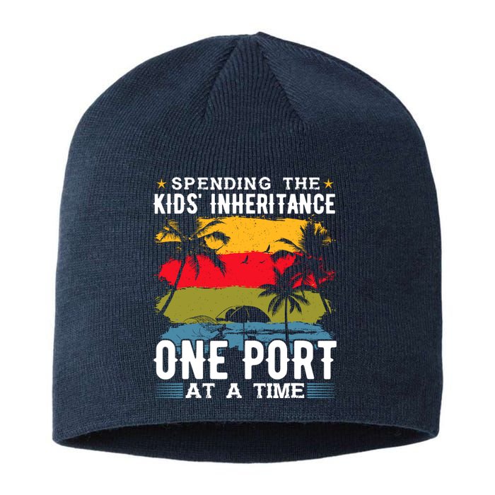 One Port At A Time Cruise Ship Cruise Cruise Sustainable Beanie