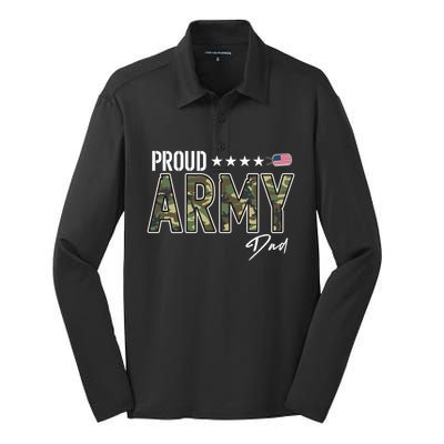 Ocp Proud Army Dad Cool Gift Silk Touch Performance Long Sleeve Polo