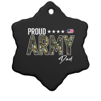 Ocp Proud Army Dad Cool Gift Ceramic Star Ornament