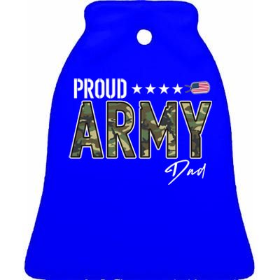 Ocp Proud Army Dad Cool Gift Ceramic Bell Ornament