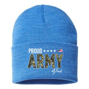 Ocp Proud Army Dad Cool Gift Sustainable Knit Beanie