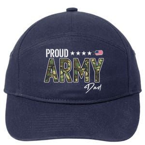 Ocp Proud Army Dad Cool Gift 7-Panel Snapback Hat