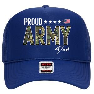 Ocp Proud Army Dad Cool Gift High Crown Mesh Back Trucker Hat