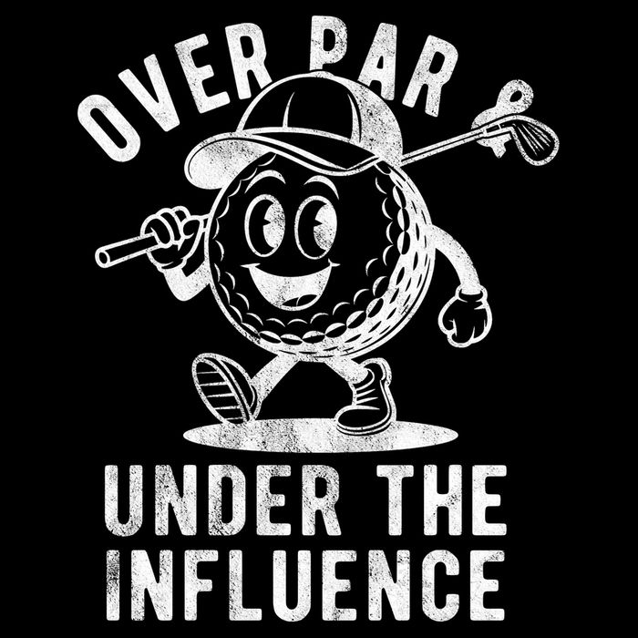 Over Par And Under The Influence Golfing 16 in Basic Backpack