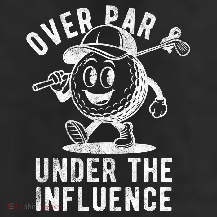 Over Par And Under The Influence Golfing 25L Jumbo Tote