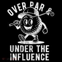 Over Par And Under The Influence Golfing Zip Tote Bag