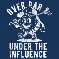 Over Par And Under The Influence Golfing Infant Baby Jersey Bodysuit