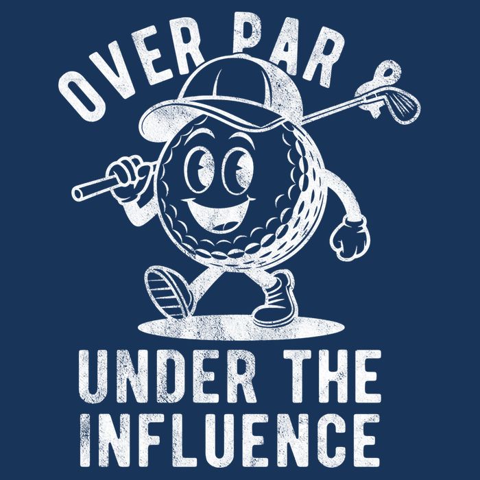 Over Par And Under The Influence Golfing Infant Baby Jersey Bodysuit