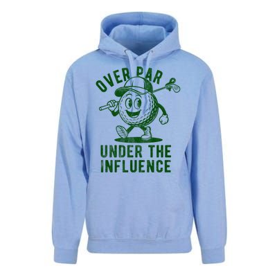 Over Par And Under The Influence Golfing Unisex Surf Hoodie