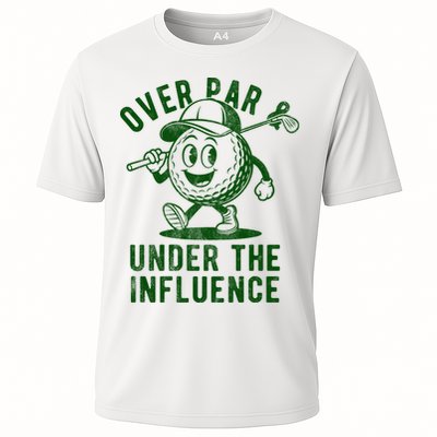 Over Par And Under The Influence Golfing Performance Shirt