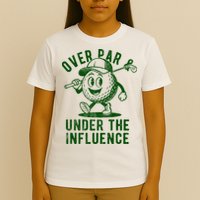 Over Par And Under The Influence Golfing T-Shirt