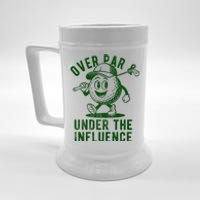 Over Par And Under The Influence Golfing Beer Stein