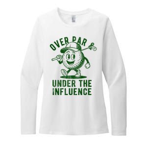 Over Par And Under The Influence Golfing Womens CVC Long Sleeve Shirt