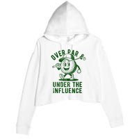 Over Par And Under The Influence Golfing Crop Fleece Hoodie