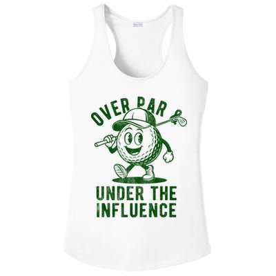 Over Par And Under The Influence Golfing Ladies PosiCharge Competitor Racerback Tank