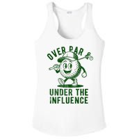 Over Par And Under The Influence Golfing Ladies PosiCharge Competitor Racerback Tank