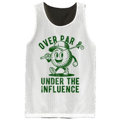 Over Par And Under The Influence Golfing Mesh Reversible Basketball Jersey Tank