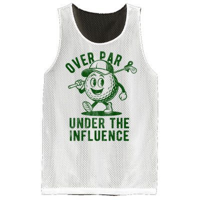 Over Par And Under The Influence Golfing Mesh Reversible Basketball Jersey Tank