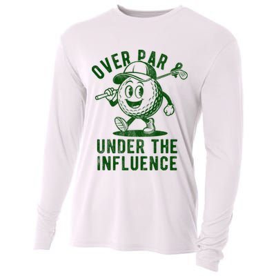 Over Par And Under The Influence Golfing Cooling Performance Long Sleeve Crew