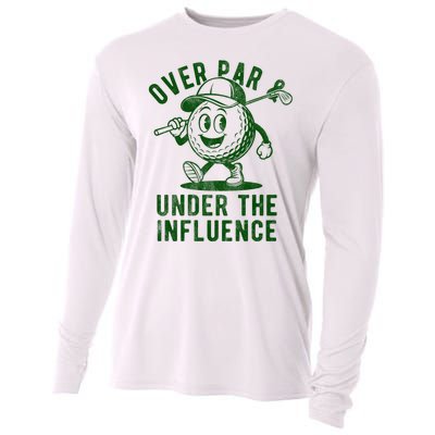 Over Par And Under The Influence Golfing Cooling Performance Long Sleeve Crew