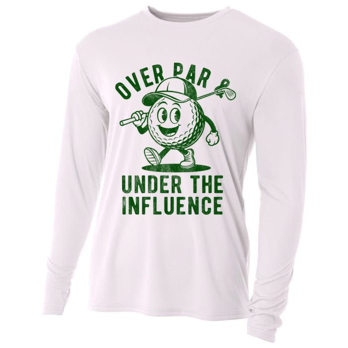 Over Par And Under The Influence Golfing Cooling Performance Long Sleeve Crew