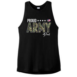 Ocp Proud Army Dad Gift Ladies PosiCharge Tri-Blend Wicking Tank