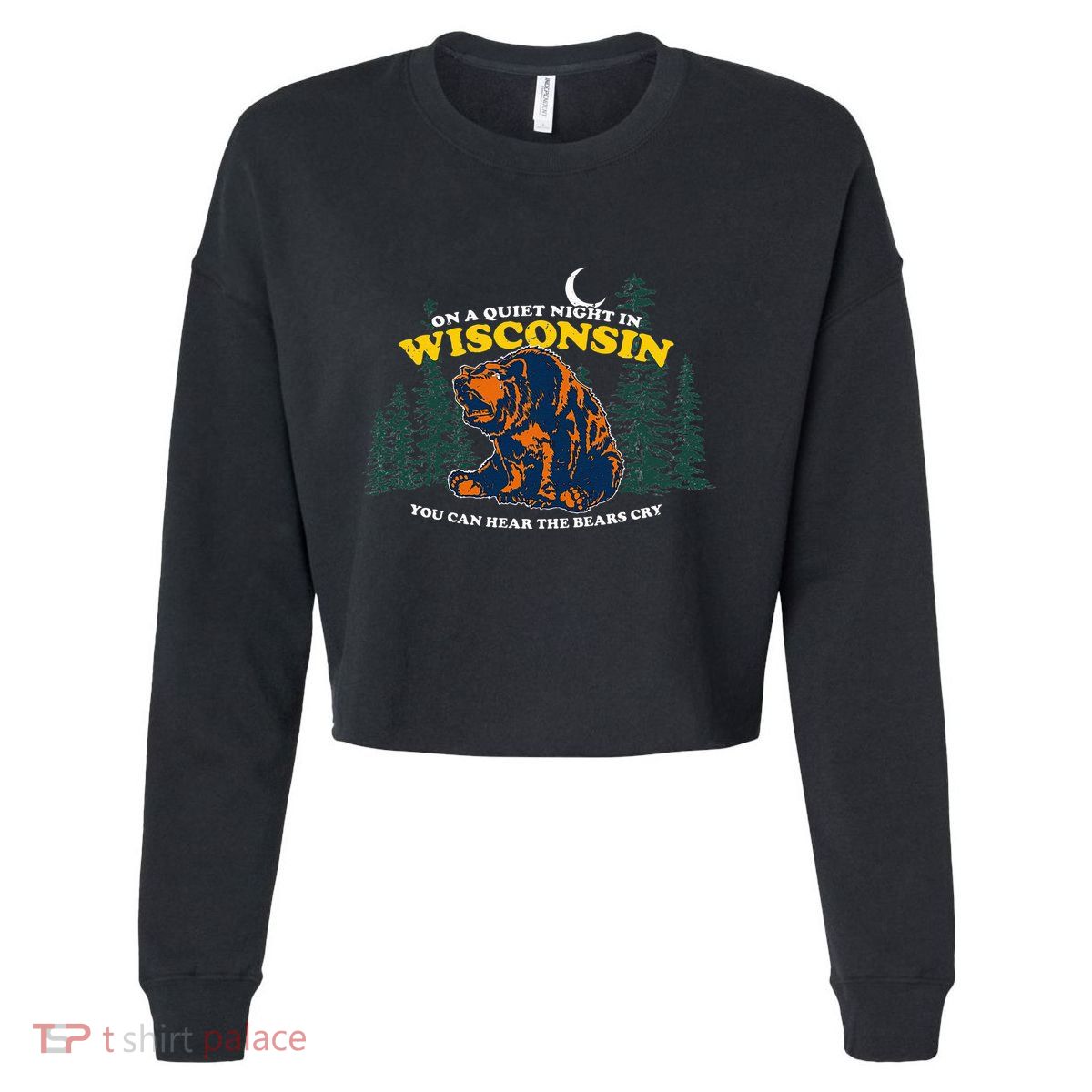 One Percent Better Every Day Cropped Pullover Crew