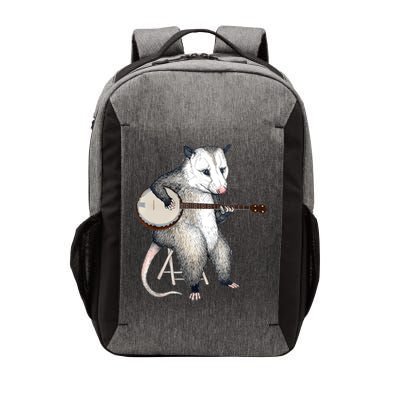 Opossum Playing Banjo Guitar Possum Live Weird Trash Kitty Vector Backpack