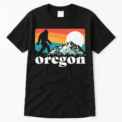 Oregon Pride Bigfoot Mountains Tall T-Shirt