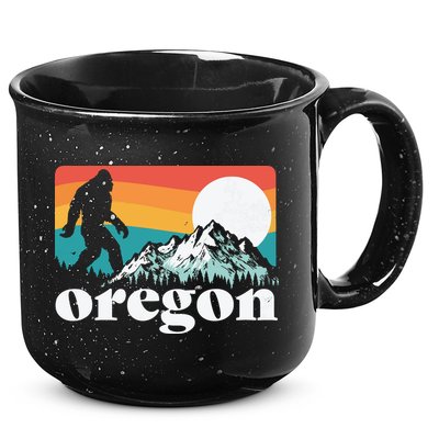 Oregon Pride Bigfoot Mountains 15oz Campfire Ceramic Mug