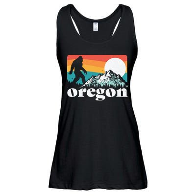Oregon Pride Bigfoot Mountains Ladies Essential Flowy Tank