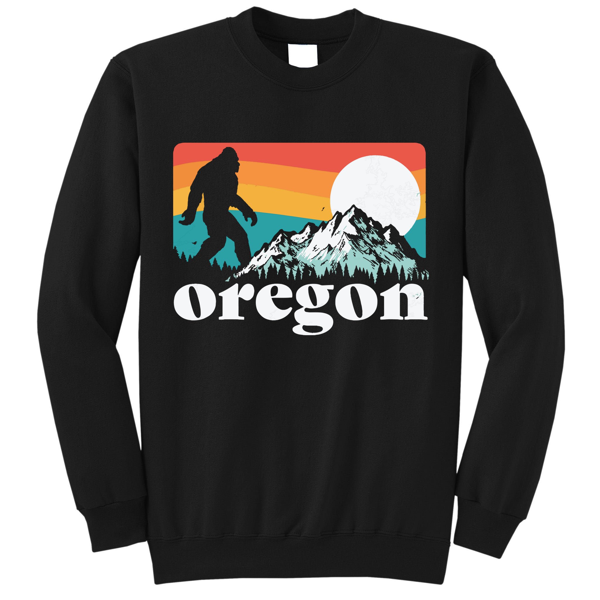 Oregon Pride Bigfoot Mountains Tall Sweatshirt