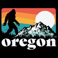 Oregon Pride Bigfoot Mountains Tall Sweatshirt