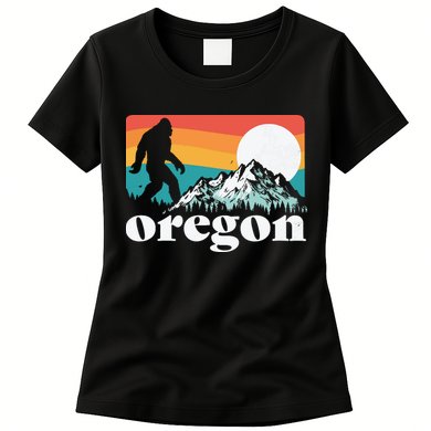 Oregon Pride Bigfoot Mountains Womens T-Shirt