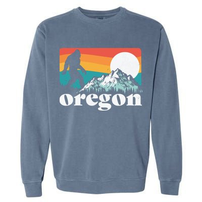 Oregon Pride Bigfoot Mountains Garment-Dyed Sweatshirt