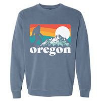Oregon Pride Bigfoot Mountains Garment-Dyed Sweatshirt