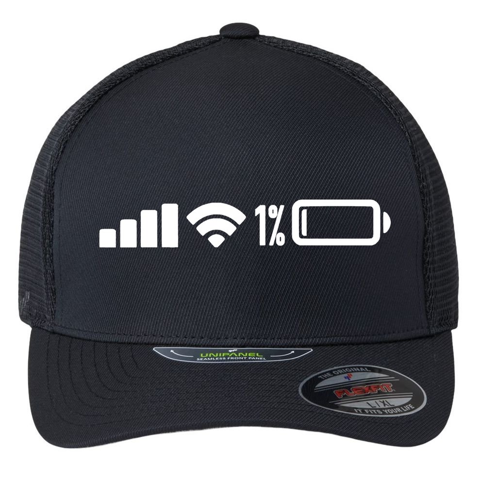 One Percent But Still Standing Flexfit Unipanel Trucker Cap