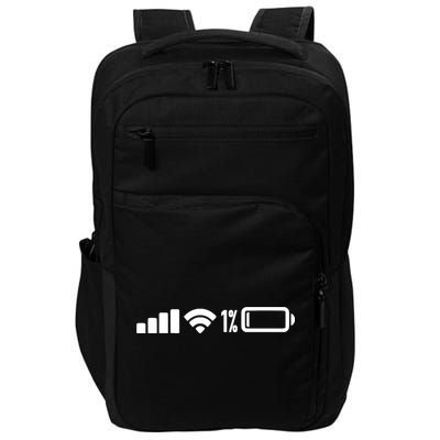 One Percent But Still Standing Impact Tech Backpack