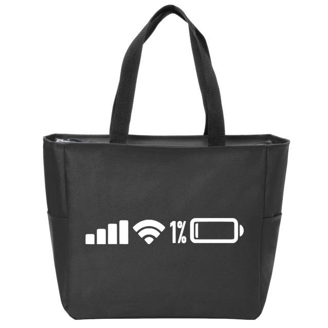 One Percent But Still Standing Zip Tote Bag
