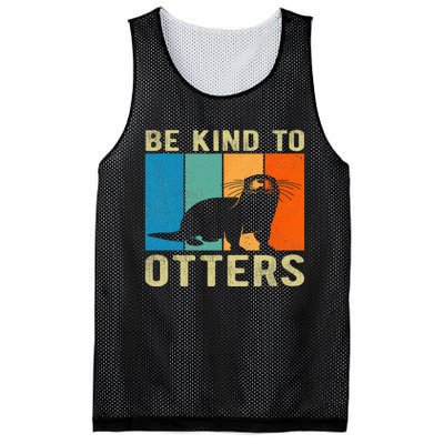 Otter Pun Be Kind To Otters Be Kind To Others Mesh Reversible Basketball Jersey Tank